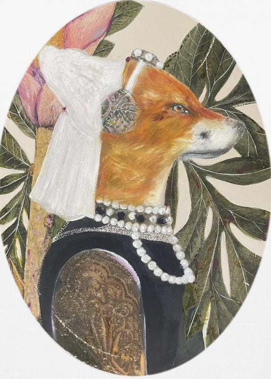 Fuchs im Renaissance-Gewand | Leinwand