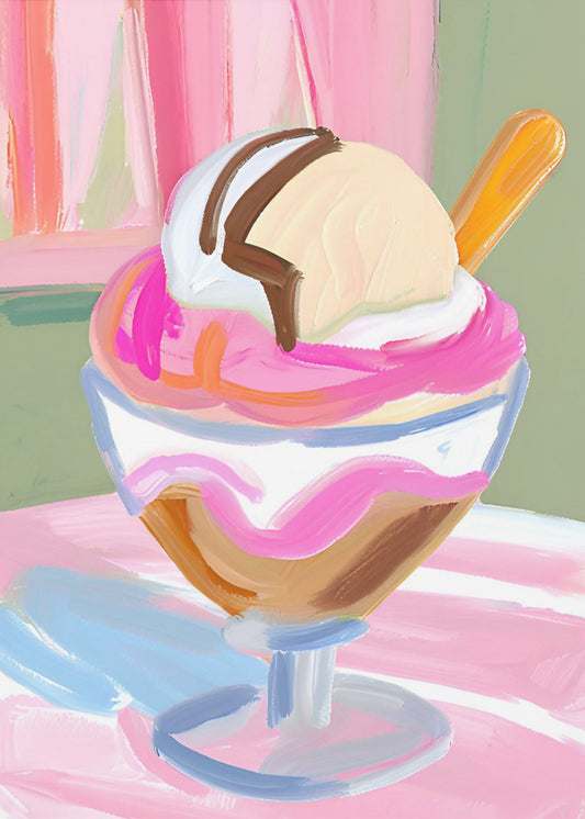 Süßes Sorbet-Vergnügen | Leinwand