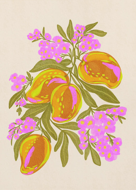 Lebendige Mangos | Poster