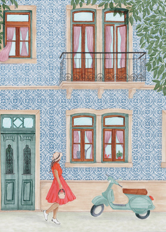 Lissabon Stadt | Leinwand
