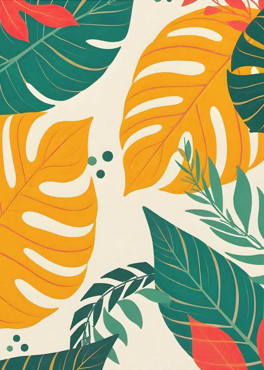 Goldene Tropenstimmung | Poster