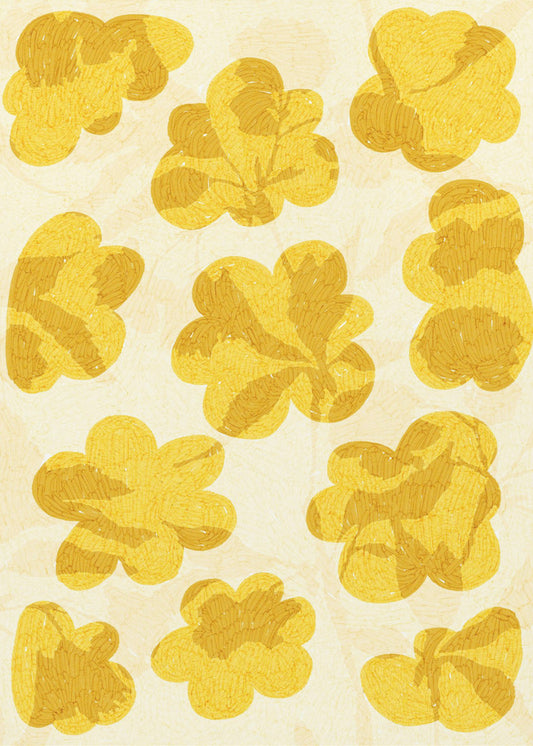 Goldene Blüten | Poster