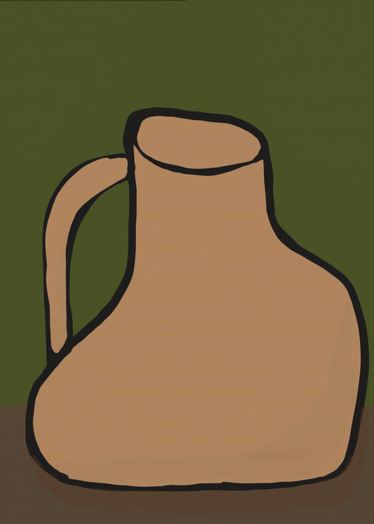 Die schiefe Vase | Leinwand