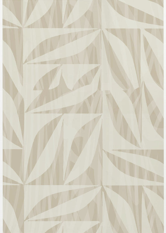 Dezentes botanisches Muster | Leinwand