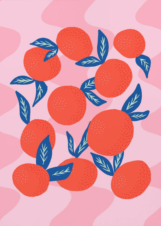 Lebendige Mandarinen | Poster