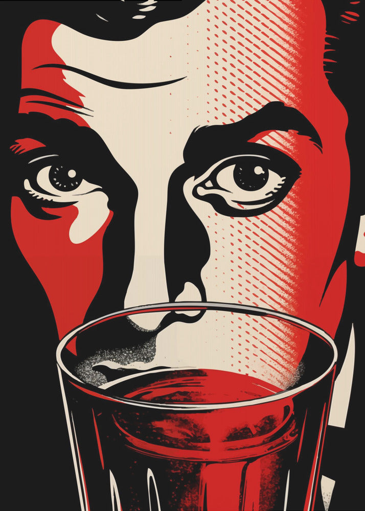 Ein Mann mit intensiven Augen | Poster