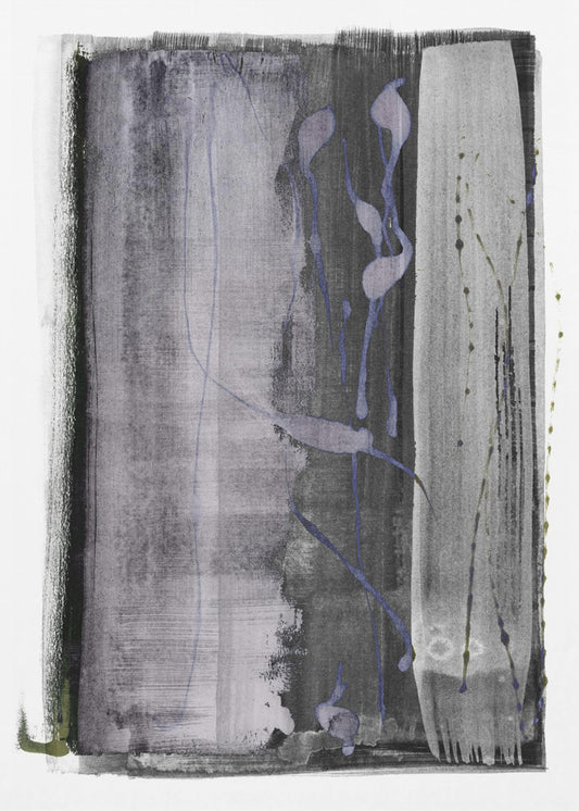 Flüstern in Grau | Leinwand