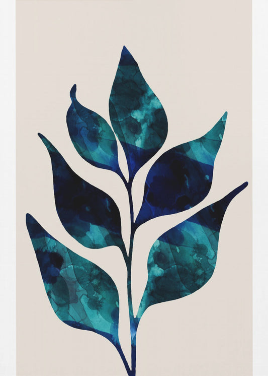 Teal Sprout Studie | Leinwand