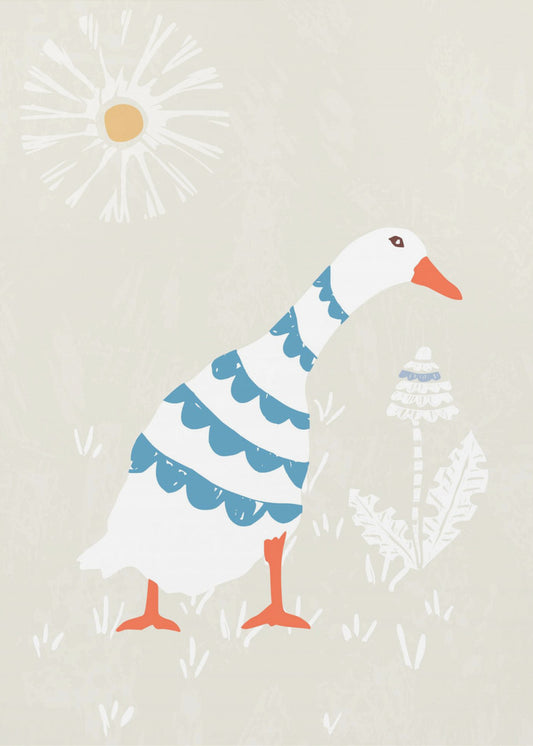 Gänseküken im Sonnenschein | Poster