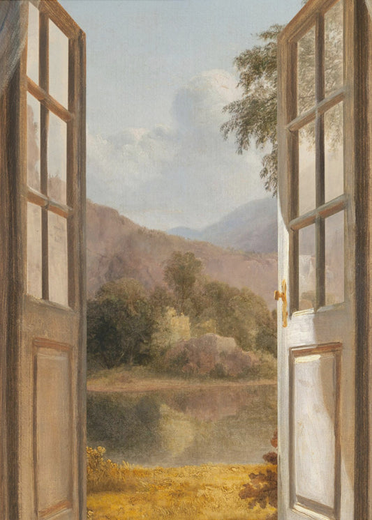 Der Bergblick | Leinwand