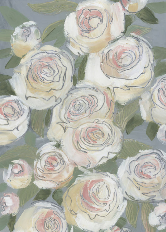 Elegantes Blumendesign | Leinwand