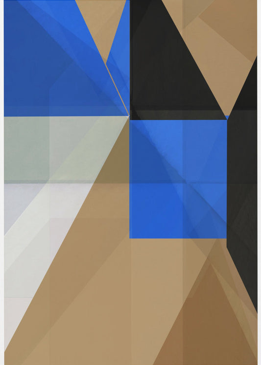 Kobaltgeometrie | Leinwand