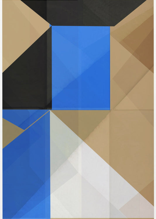 Kobaltgeometrie | Leinwand