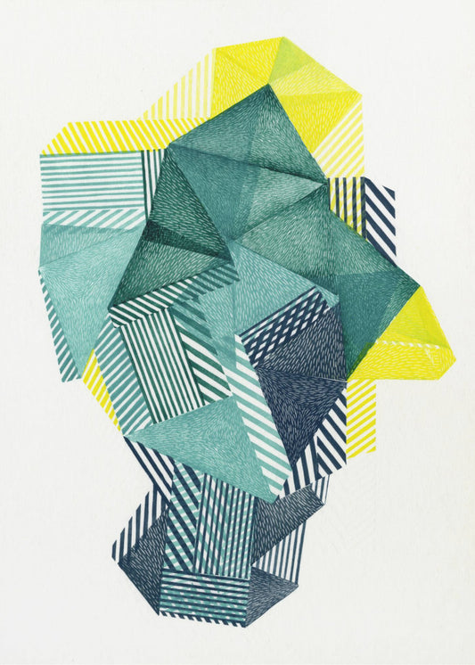 Polygonale Form V. | Leinwand