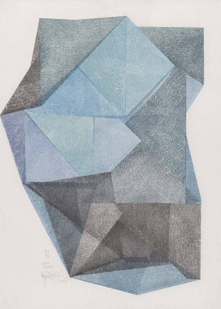 Blauer Stein I. | Poster