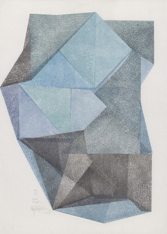 Blauer Stein I. | Poster