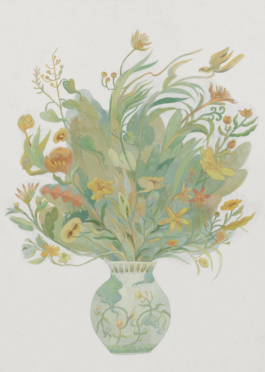 Eine Vase voller Blumen | Leinwand