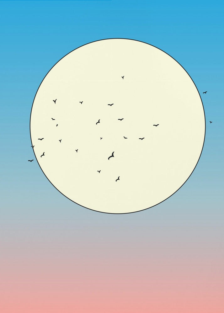 Vögel am Himmel | Leinwand