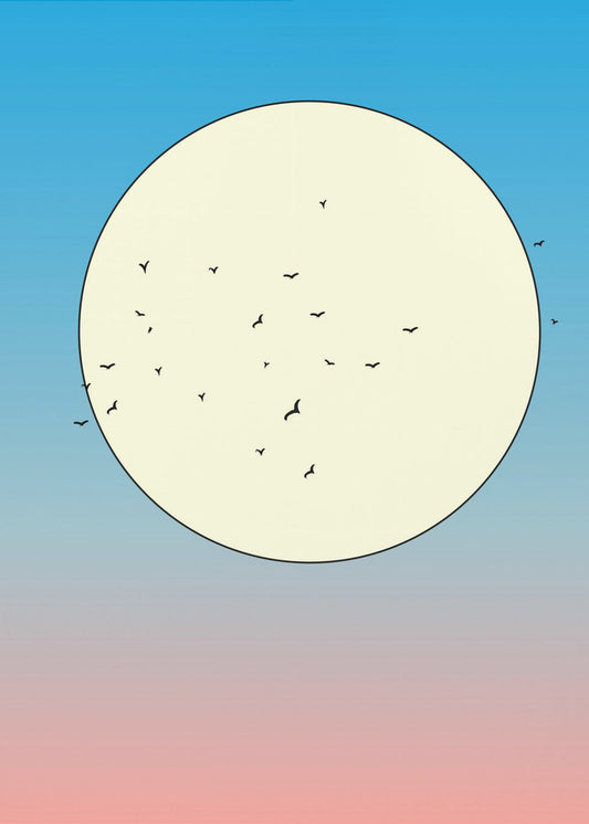 Vögel am Himmel | Leinwand