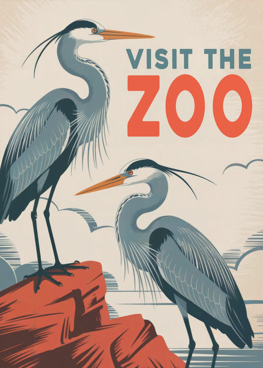 Besuchen Sie den Zoo | Leinwand