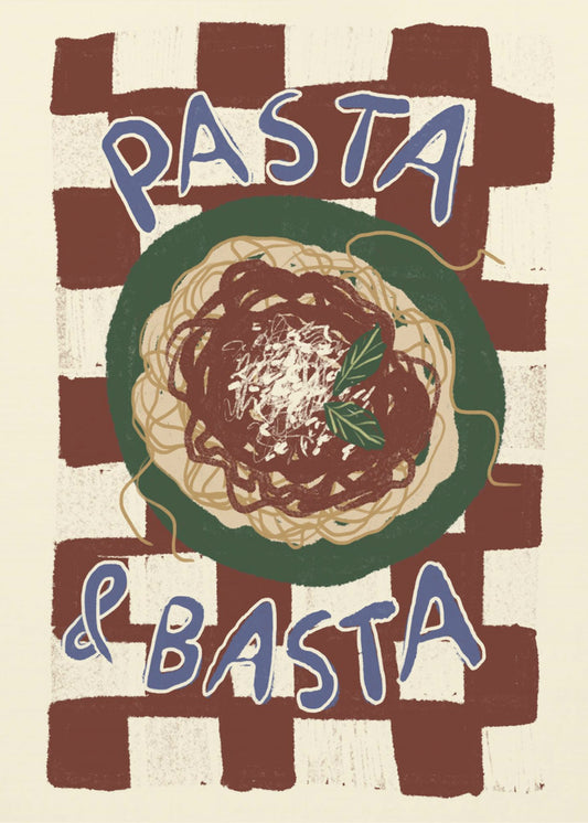 Pasta &amp; Basta | Leinwand