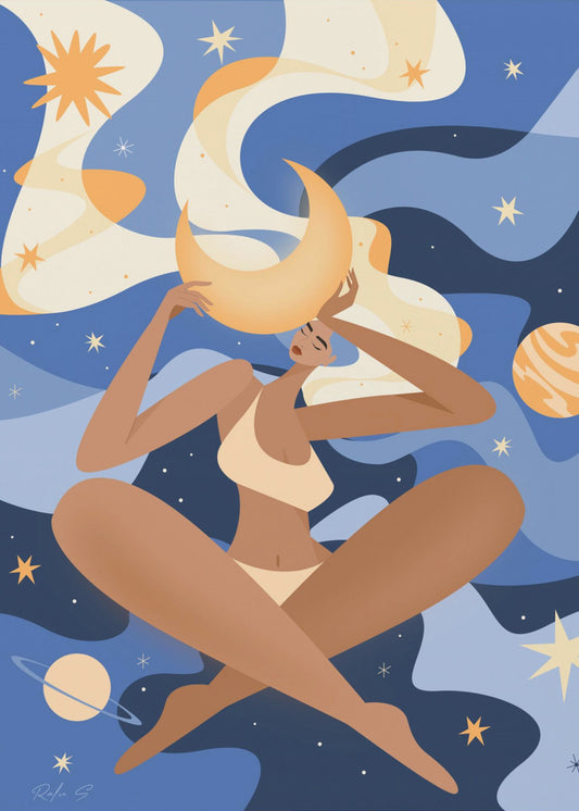 Kind des Universums | Leinwand