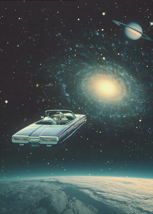 Fahrt durch den Kosmos | Leinwand