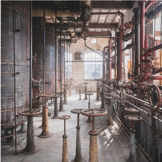 Industrie im Verfall | Leinwand