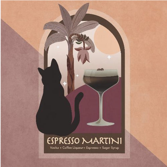 Mondschein-Espresso | Leinwand