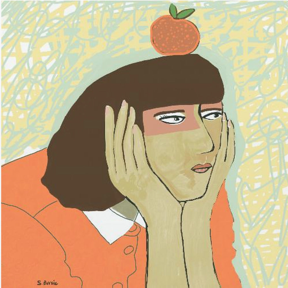 Träumer von Orangen | Leinwand