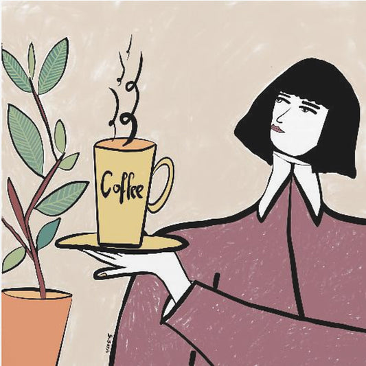 Kaffeeliebhaber | Leinwand