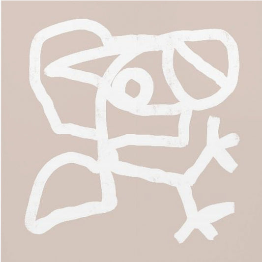Beige abstrakt 4 | Leinwand