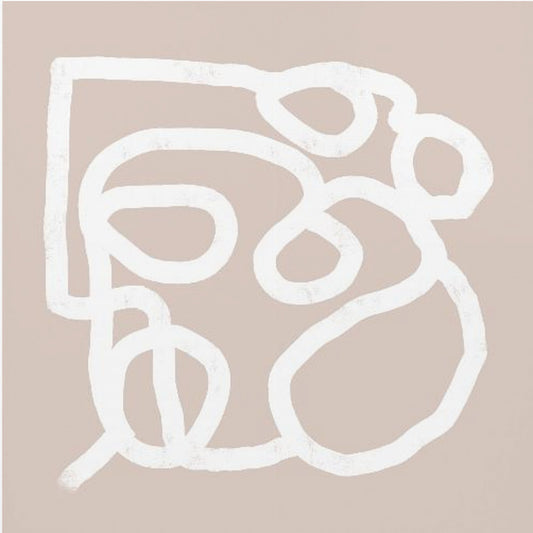 Beige abstrakt 2 | Leinwand
