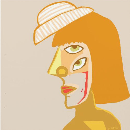 Die Goldene Dame | Leinwand