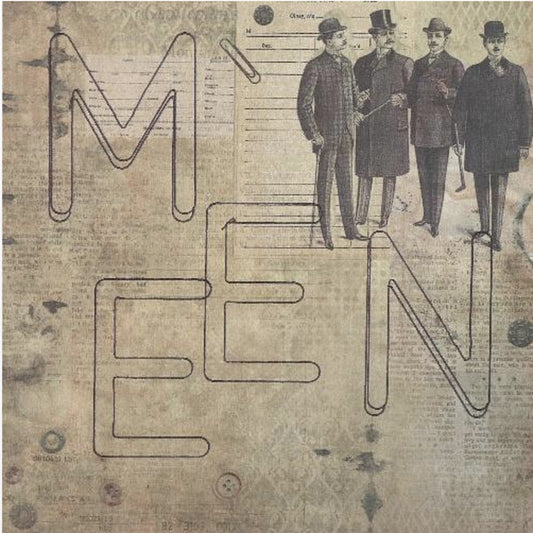 Letter Art 06. MÄNNER | Leinwand