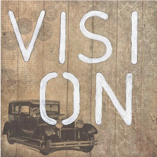 Buchstabenkunst [Vision | Leinwand