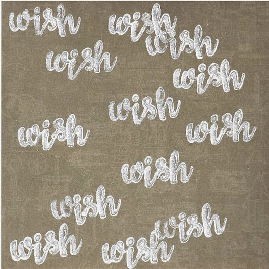 Buchstabenkunst [Wunsch] | Leinwand