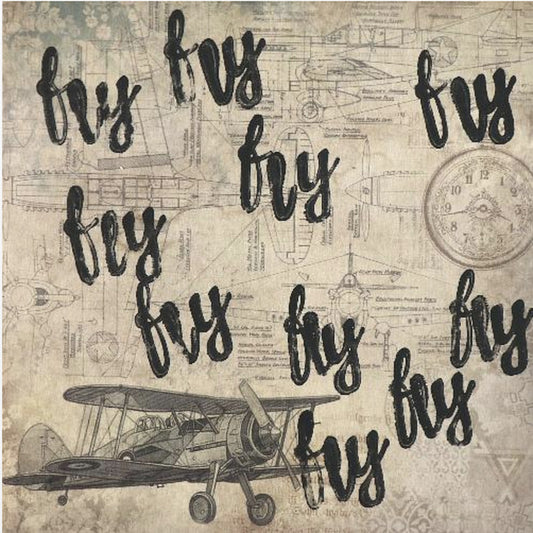 Letter Art [FLY] | Leinwand