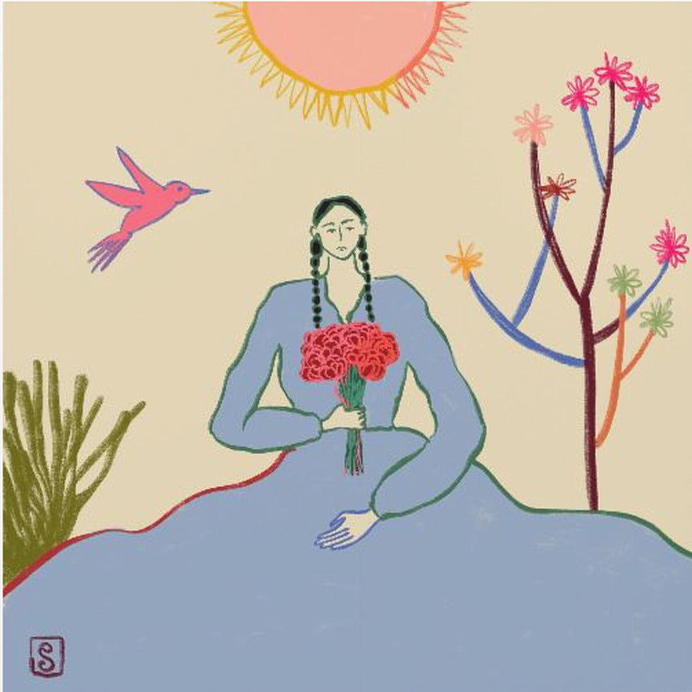 Umarmung der heiteren Blüte | Leinwand