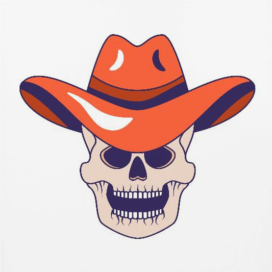 Cowboy-Totenkopf-Symbol | Poster