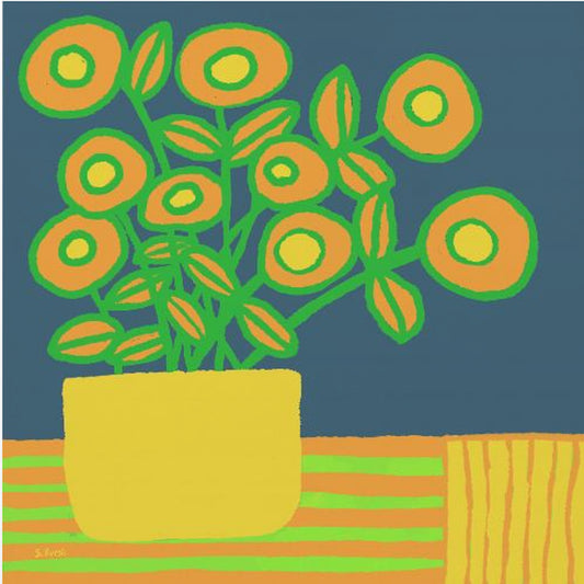 Blumen auf dem Tisch | Leinwand