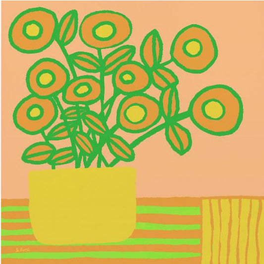 Blumen auf dem Tisch | Leinwand