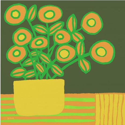 Blumen auf dem Tisch | Leinwand