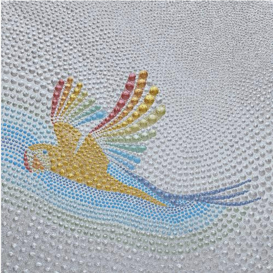 Regenbogenpapageiflug | Leinwand