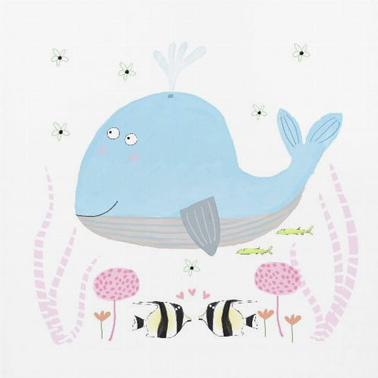 Whale's Garden Dream | Leinwand