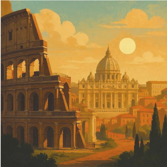 Rom im Goldenen Morgengrauen | Poster