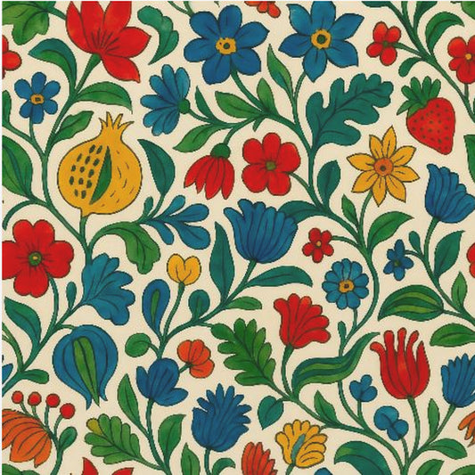 Blühende Blumensymphonie | Leinwand